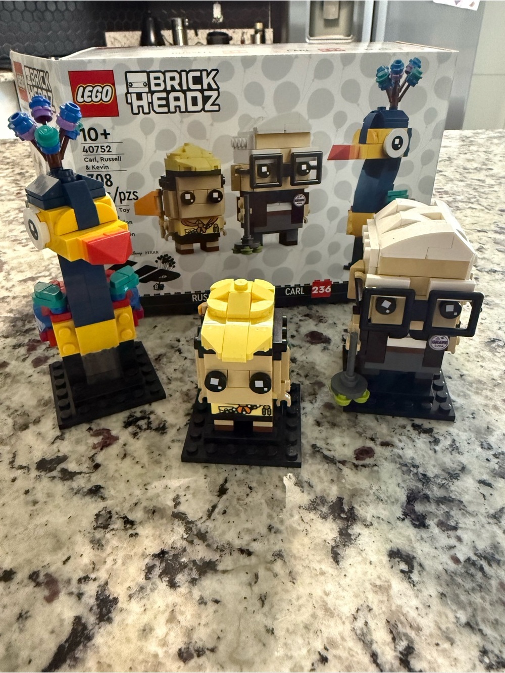 EGO BrickHeadz Disney Pixar Up Carl Russell Kevin 40752 Complete w/ Box